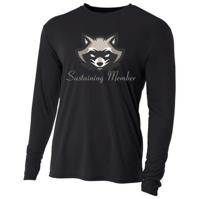 Sustaining Member Funny Raccoon Cooling Performance Long Sleeve Crew