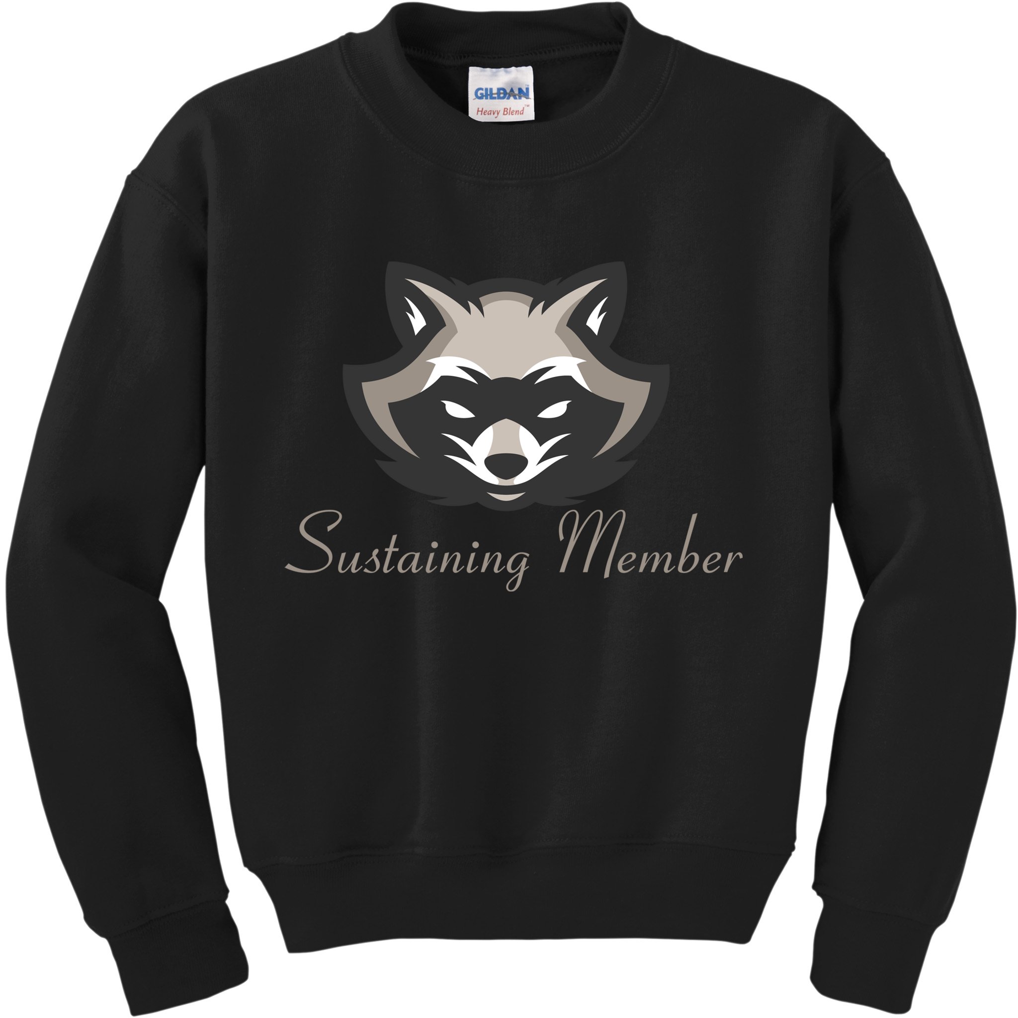 Sustaining Member Funny Raccoon Kids Sweatshirt