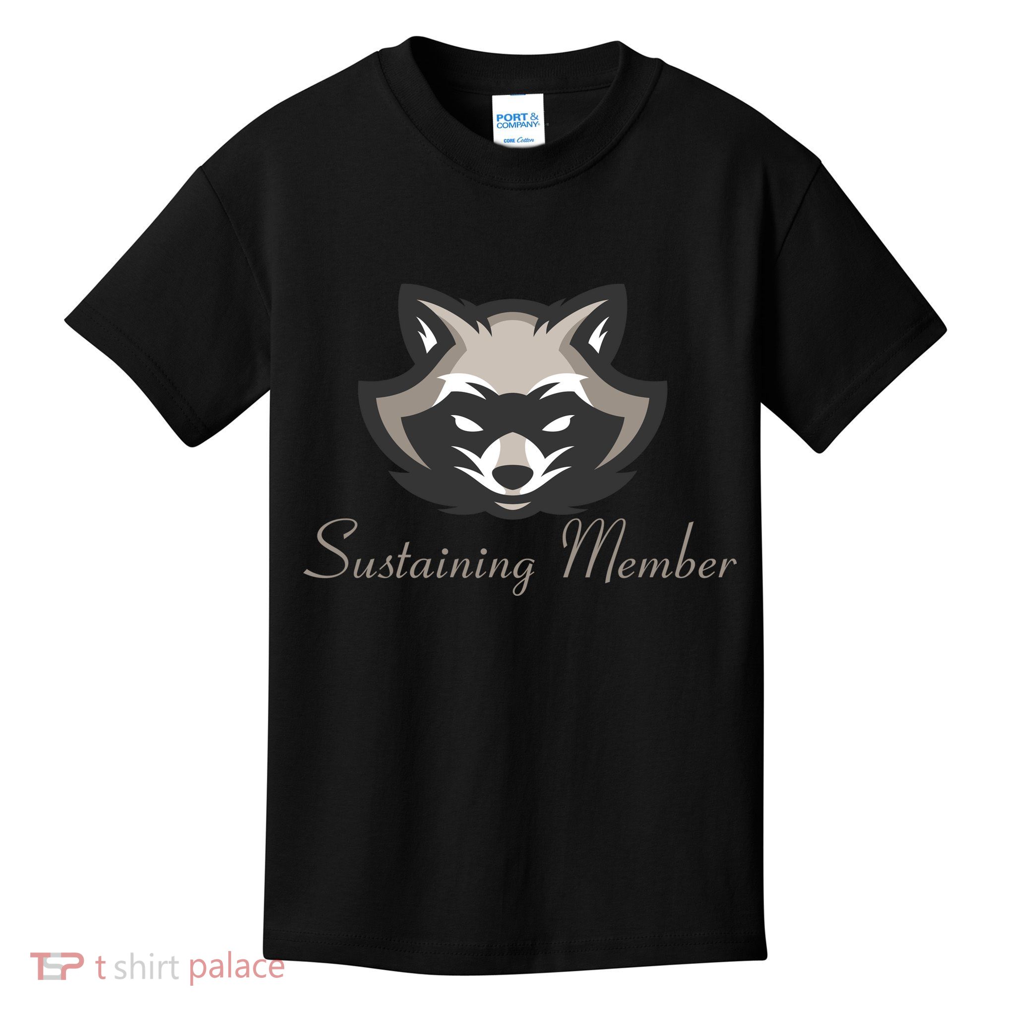 Sustaining Member Funny Raccoon Kids T-Shirt