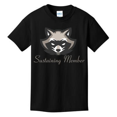 Sustaining Member Funny Raccoon Kids T-Shirt