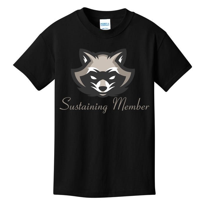 Sustaining Member Funny Raccoon Kids T-Shirt