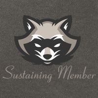 Sustaining Member Funny Raccoon Cotton Canvas Backpack