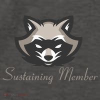 Sustaining Member Funny Raccoon Vector Backpack