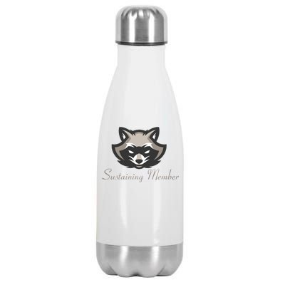 Sustaining Member Funny Raccoon Stainless Steel Insulated Water Bottle