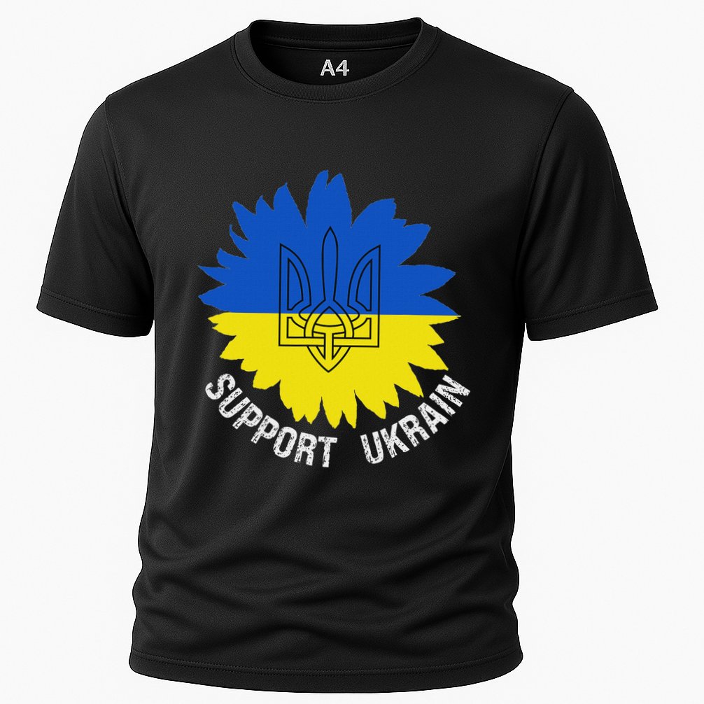 Support Ukraine Trident Cultural Pride Awareness Unity Performance Shirt