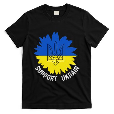 Support Ukraine Trident Cultural Pride Awareness Unity T-Shirt