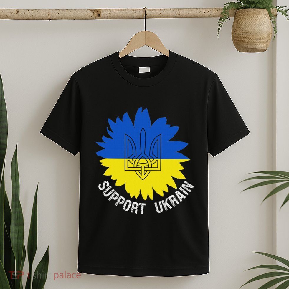 Support Ukraine Trident Cultural Pride Awareness Unity T-Shirt