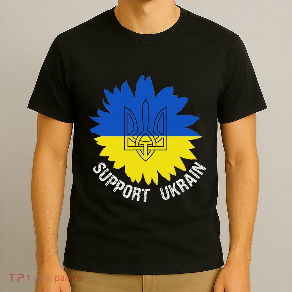 Support Ukraine Trident Cultural Pride Awareness Unity T-Shirt