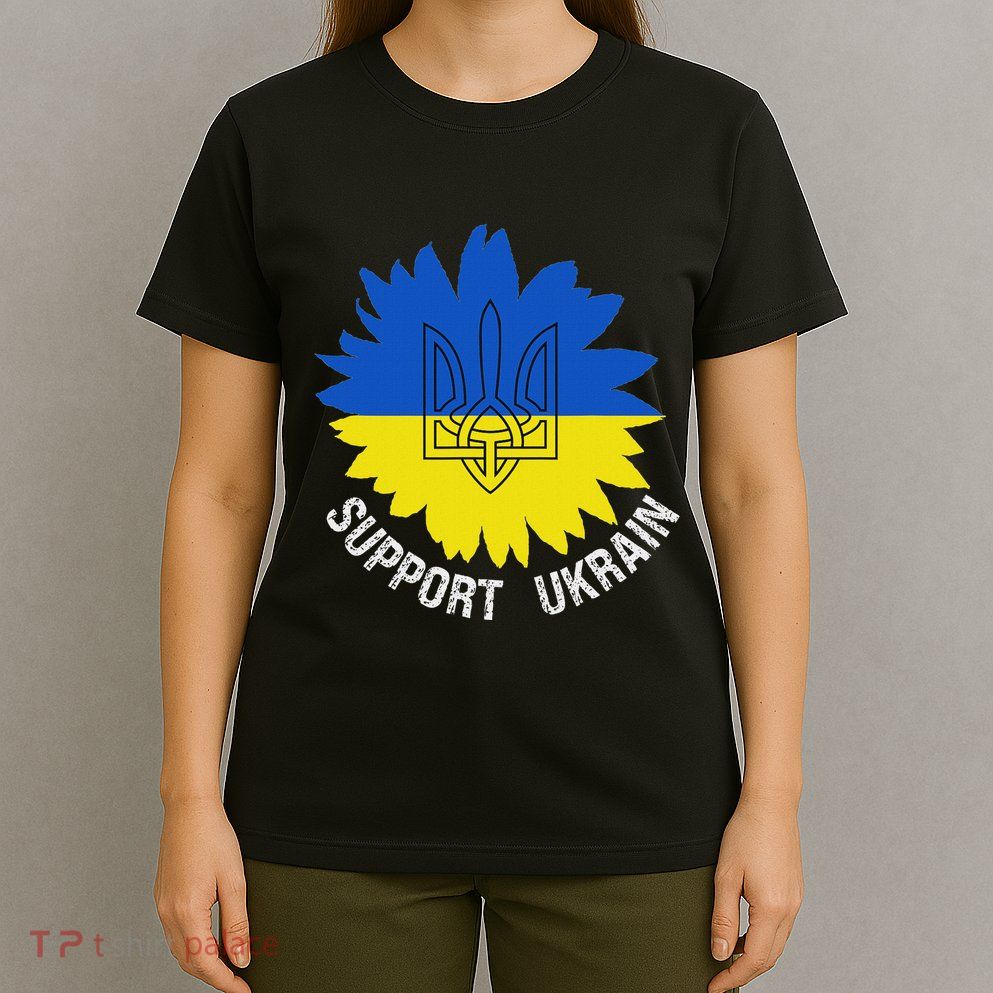 Support Ukraine Trident Cultural Pride Awareness Unity T-Shirt