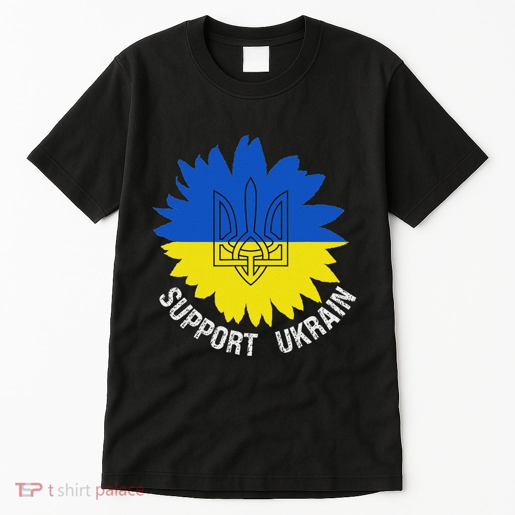 Support Ukraine Trident Cultural Pride Awareness Unity Tall T-Shirt