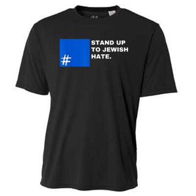 Stand Up To Jewish Hate Blue Square Support Israel Cooling Performance Crew T-Shirt