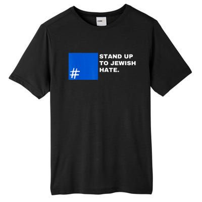 Stand Up To Jewish Hate Blue Square Support Israel Tall Fusion ChromaSoft Performance T-Shirt