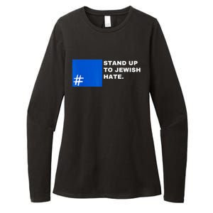 Stand Up To Jewish Hate Blue Square Support Israel Womens CVC Long Sleeve Shirt