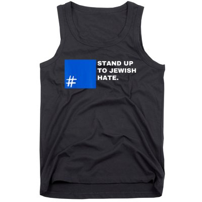 Stand Up To Jewish Hate Blue Square Support Israel Tank Top