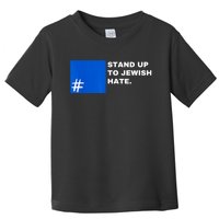 Stand Up To Jewish Hate Blue Square Support Israel Toddler T-Shirt