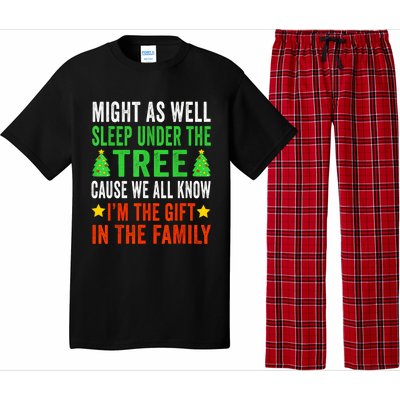 Sleep Under The Tree IM The Gift In The Family Pajama Set