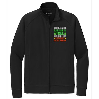 Sleep Under The Tree IM The Gift In The Family Stretch Full-Zip Cadet Jacket