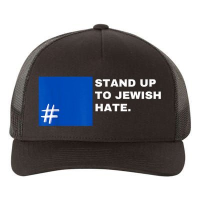 Stand Up To Jewish Hate Blue Square Support Israel Yupoong Adult 5-Panel Trucker Hat