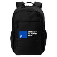 Stand Up To Jewish Hate Blue Square Support Israel Backpack