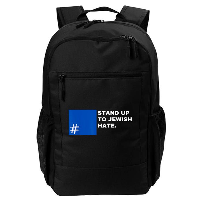 Stand Up To Jewish Hate Blue Square Support Israel Backpack