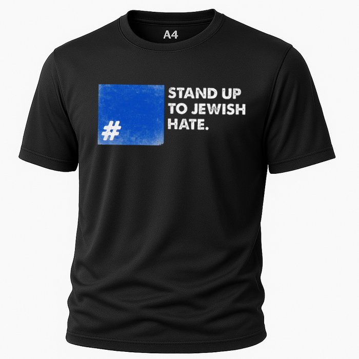 Stand Up To Jewish Hate Blue Square Support Israel  Cooling Performance Crew T-Shirt