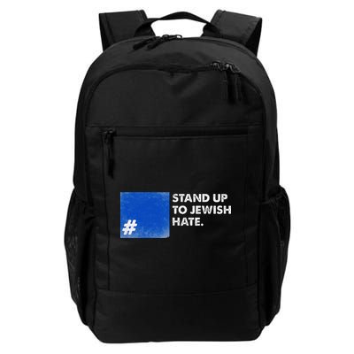 Stand Up To Jewish Hate Blue Square Support Israel  Backpack