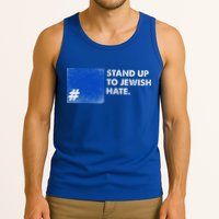 Stand Up To Jewish Hate Blue Square Support Israel  Tank Top