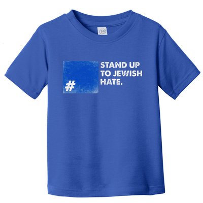 Stand Up To Jewish Hate Blue Square Support Israel  Toddler T-Shirt