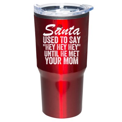 Santa Used To Say Hey Hey Hey Until He Met Your Mom Tumbler