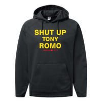 Shut Up Tony Romo Kansas City Performance Fleece Hoodie