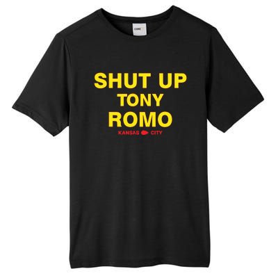 Shut Up Tony Romo Kansas City Tall Fusion ChromaSoft Performance T-Shirt