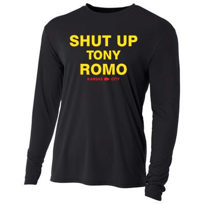 Shut Up Tony Romo Kansas City Cooling Performance Long Sleeve Crew