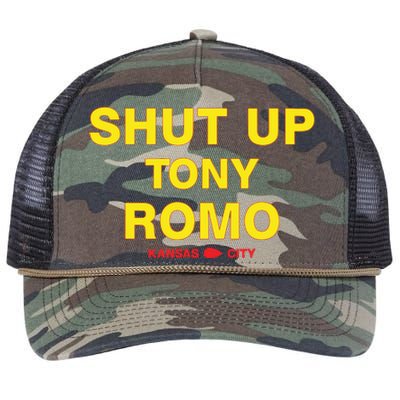 Shut Up Tony Romo Kansas City Retro Rope Trucker Hat Cap