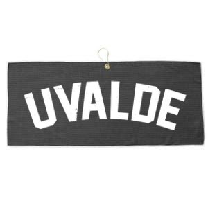 Support Uvalde Texas Strong Large Microfiber Waffle Golf Towel