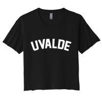 Support Uvalde Texas Strong Women's Crop Top Tee