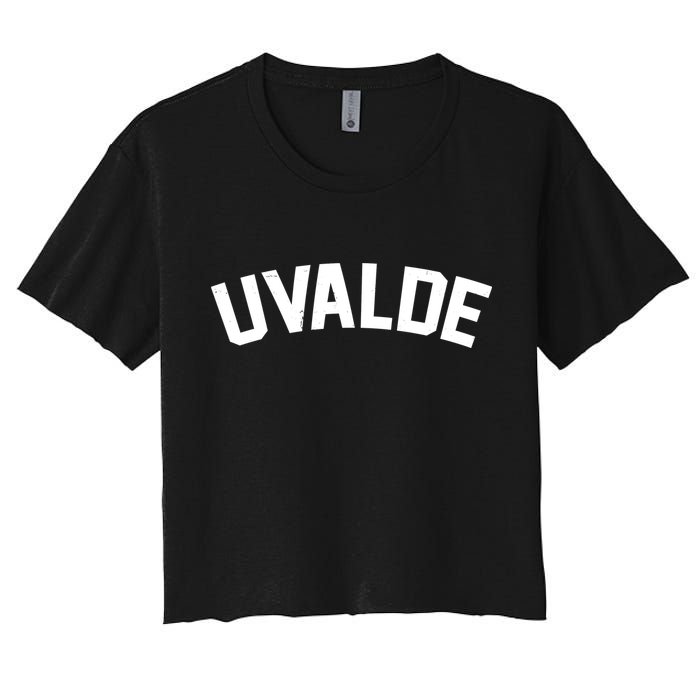 Support Uvalde Texas Strong Women's Crop Top Tee
