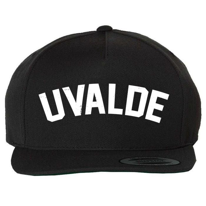 Support Uvalde Texas Strong Wool Snapback Cap