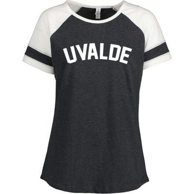 Support Uvalde Texas Strong Enza Ladies Jersey Colorblock Tee