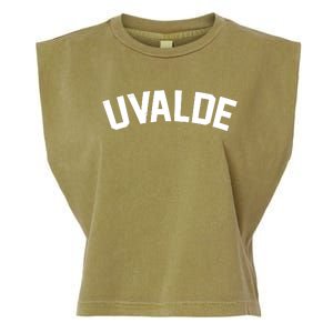 Support Uvalde Texas Strong Garment-Dyed Women's Muscle Tee