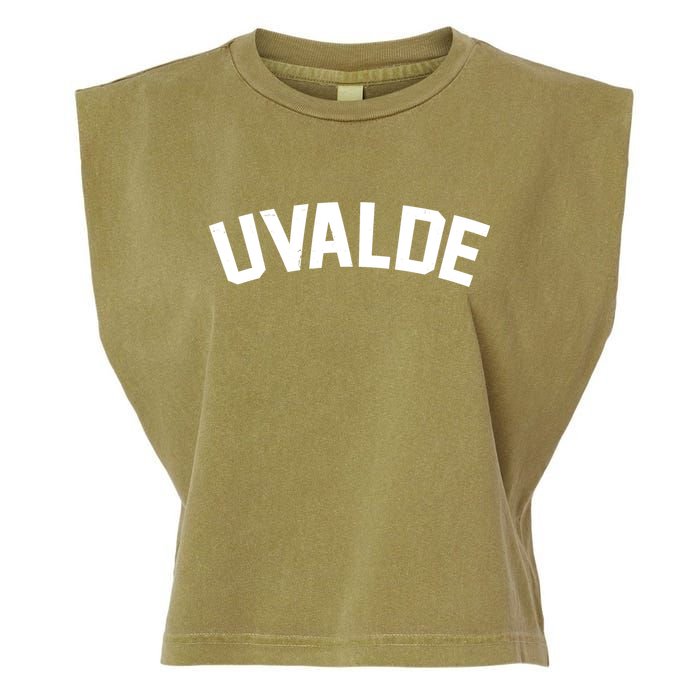 Support Uvalde Texas Strong Garment-Dyed Women's Muscle Tee
