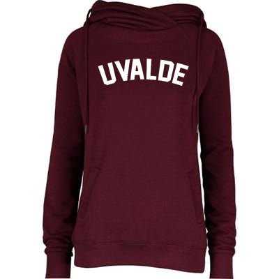 Support Uvalde Texas Strong Womens Funnel Neck Pullover Hood