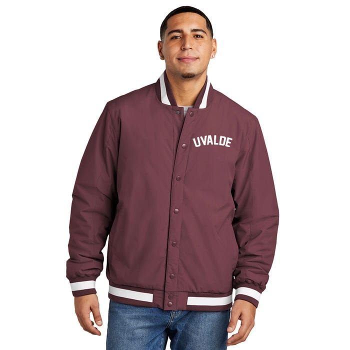 Support Uvalde Texas Strong Insulated Varsity Jacket