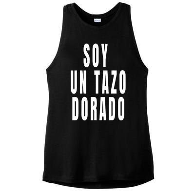 Soy Un Tazo Dorado Ladies PosiCharge Tri-Blend Wicking Tank