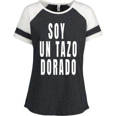 Soy Un Tazo Dorado Enza Ladies Jersey Colorblock Tee