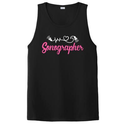 Sonographer Ultrasound Tech Sonography Technician Novelty Gift PosiCharge Competitor Tank