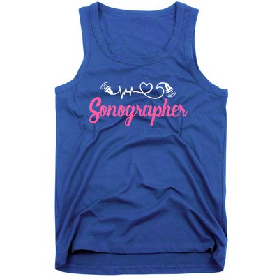 Sonographer Ultrasound Tech Sonography Technician Novelty Gift Tank Top