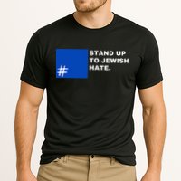 Stand Up To Jewish Hate Blue Square Support Israel  Performance Shirt