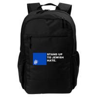 Stand Up To Jewish Hate Blue Square Support Israel  Backpack