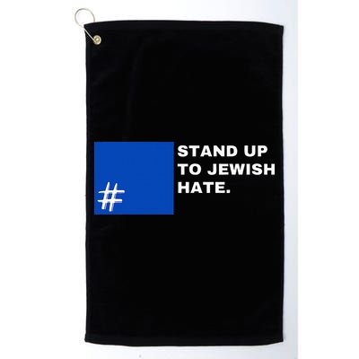 Stand Up To Jewish Hate Blue Square Support Israel  Golf Towel
