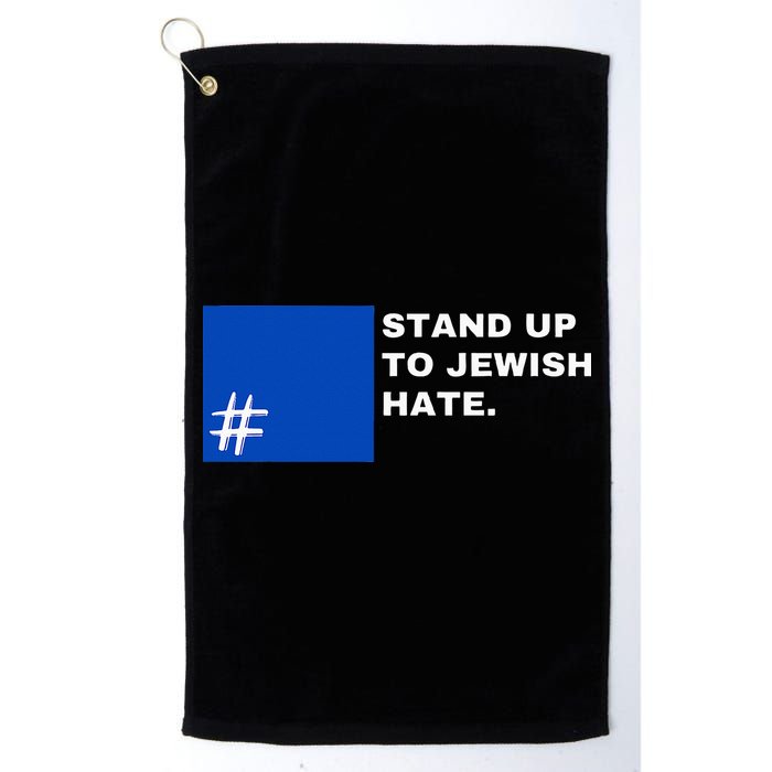 Stand Up To Jewish Hate Blue Square Support Israel  Golf Towel